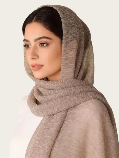 Women Fashion Casual Autumn Solid Color Hijab Scarf