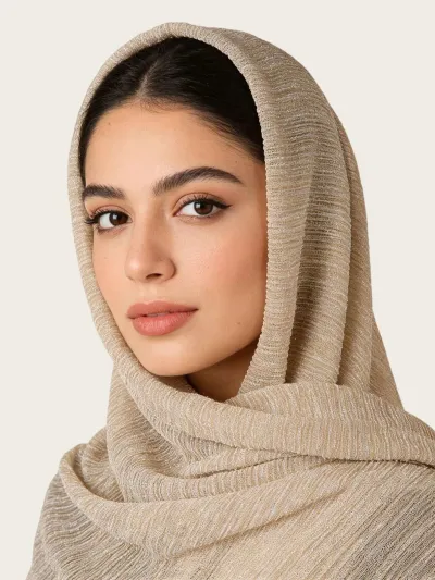 Women Fashion Casual Autumn Solid Color Hijab Scarf