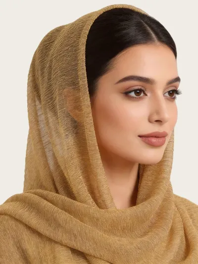 Women Fashion Casual Autumn Solid Color Hijab Scarf