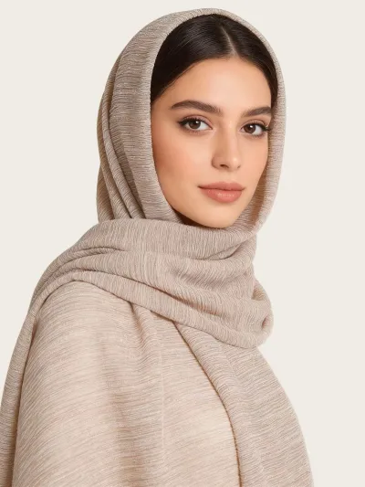 Women Fashion Casual Autumn Solid Color Hijab Scarf