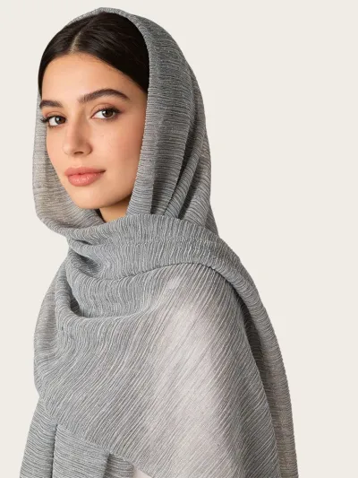Women Fashion Casual Autumn Solid Color Hijab Scarf