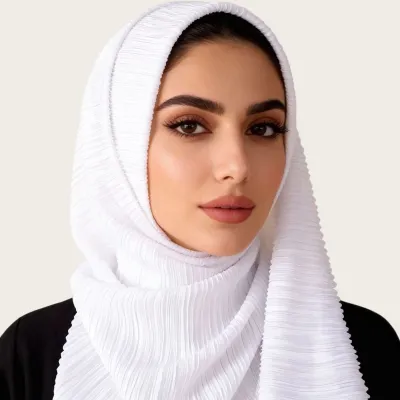 Women Fashion Casual Autumn Solid Color Hijab Scarf