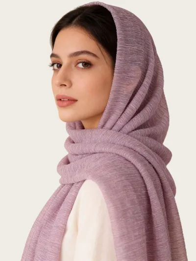 Women Fashion Casual Autumn Solid Color Hijab Scarf