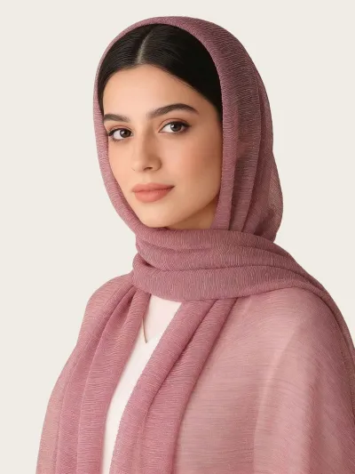 Women Fashion Casual Autumn Solid Color Hijab Scarf