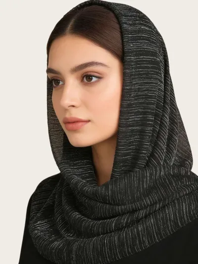 Women Fashion Casual Autumn Solid Color Hijab Scarf