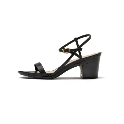 Fashion Alligator-Print Leather Flat Twist-Heeled Sandals