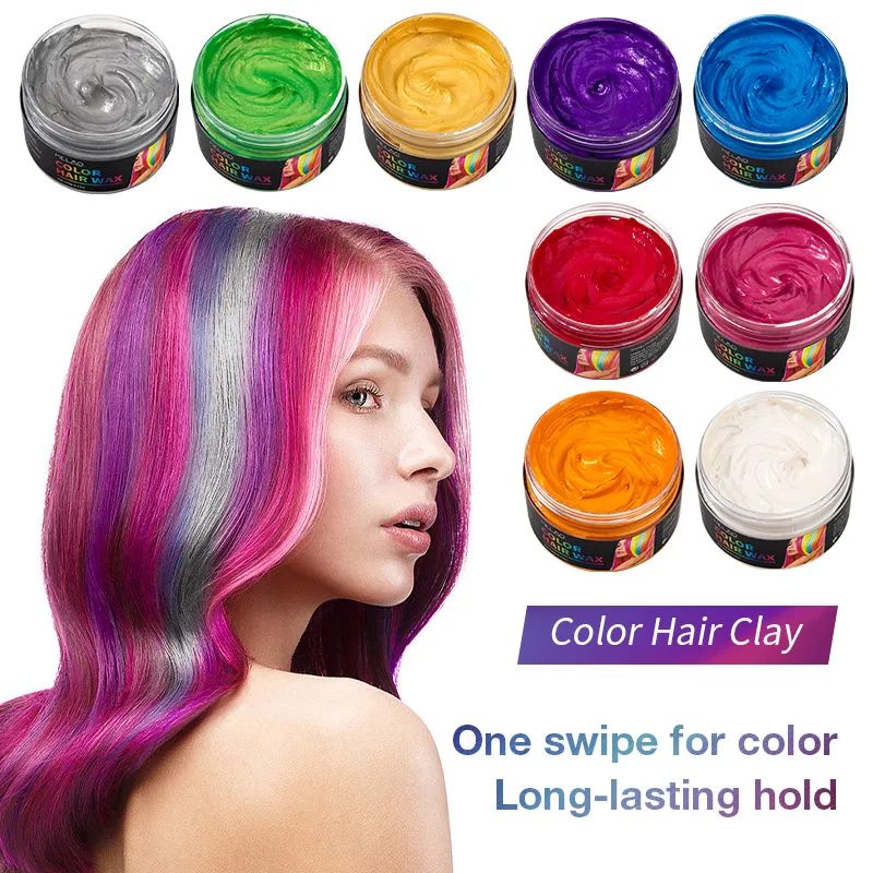 Fashion Multicolor Disposable Styling Hair Paste