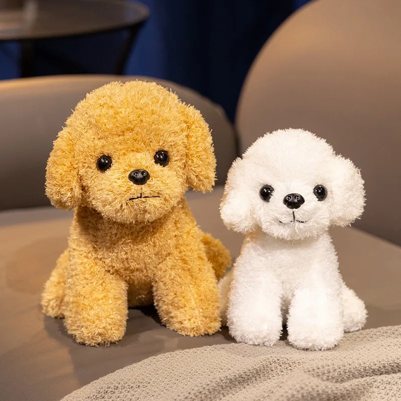 Kids Children'S Fashionn Cute Simulation Curly Teddy Dog Plush Doll Toy