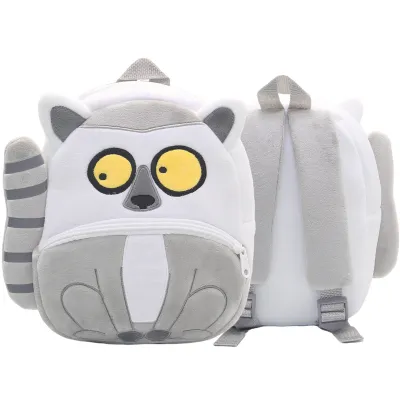 Kids Fashion Cute Cartoon Animal Plush Backpack