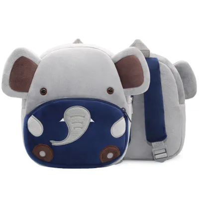 Kids Fashion Cute Cartoon Animal Plush Backpack