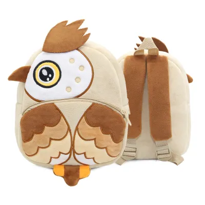 Kids Fashion Cute Cartoon Animal Plush Backpack