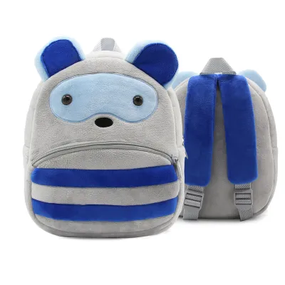 Kids Fashion Cute Cartoon Animal Plush Backpack