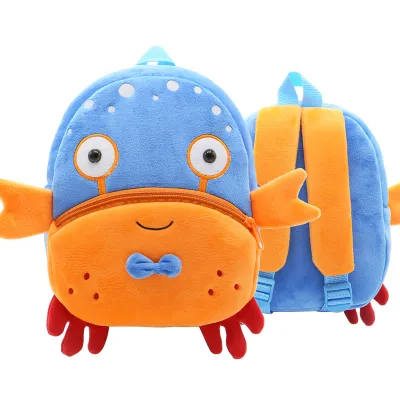 Kids Fashion Cute Cartoon Animal Plush Backpack