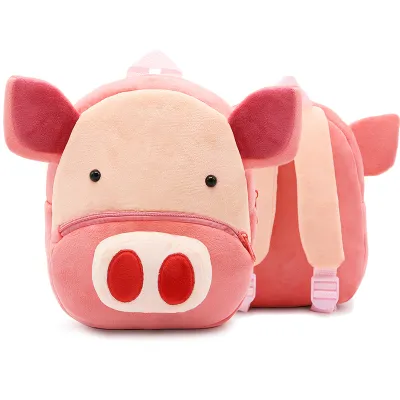 Kids Fashion Cute Cartoon Animal Plush Backpack