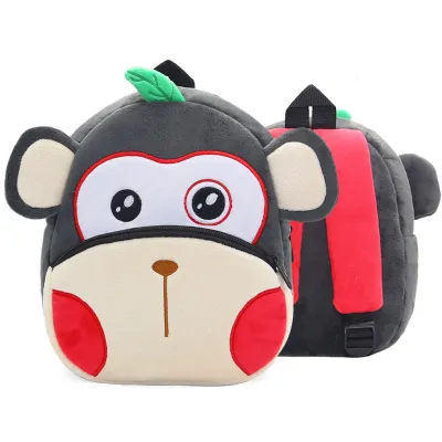 Kids Fashion Cute Cartoon Animal Plush Backpack