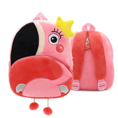 Kids Fashion Cute Cartoon Animal Plush Backpack