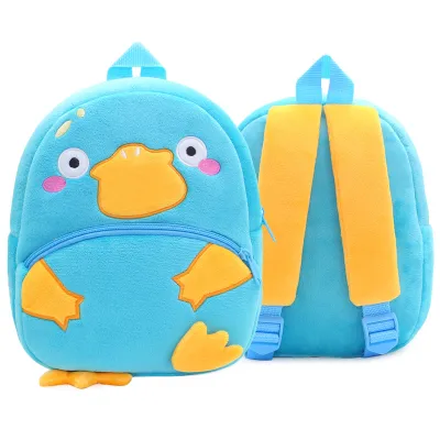 Kids Fashion Cute Cartoon Animal Plush Backpack