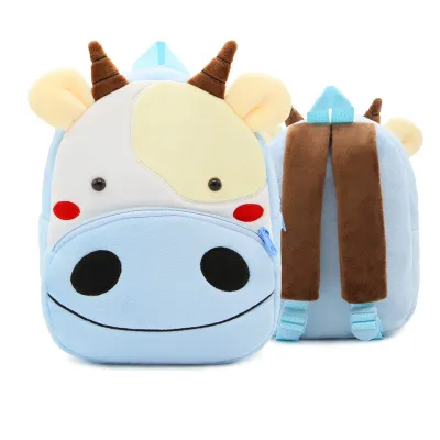 Kids Fashion Cute Cartoon Animal Plush Backpack