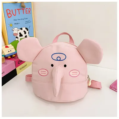 Kids Fashion Cute Funny Cartoon Elephant Backpack