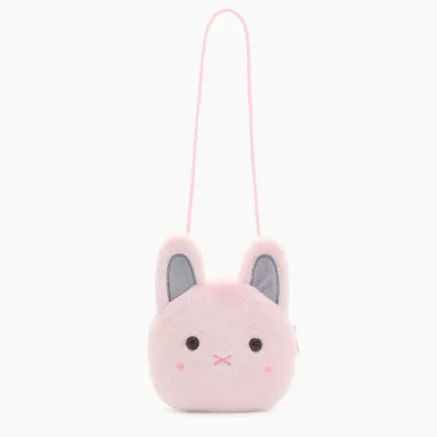 Kids Fashion Cute Plush Bear Cat Crossbody Bag