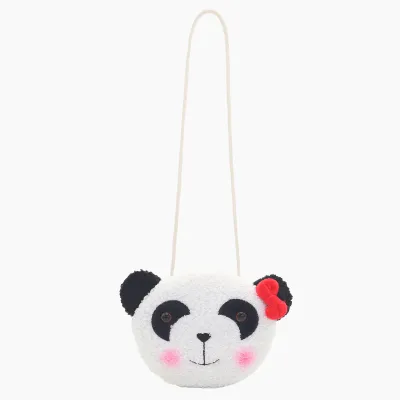Kids Fashion Cute Plush Bear Cat Crossbody Bag