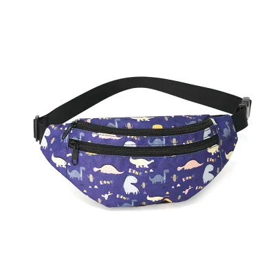 Kids Girls Fashion Casual Printed Rainbow Chest Bag