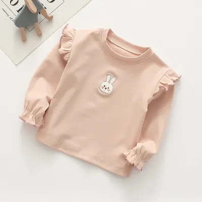 Kids Girl'S Fashion Cute Spring And Autumn Long-Sleeve T-Shirt