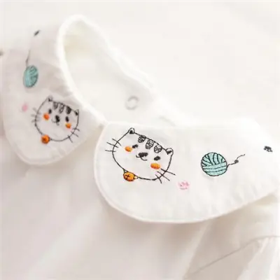 Girl'S Fashion Casual Spring And Autumn Lapel Collar Long Sleeve T-Shirt