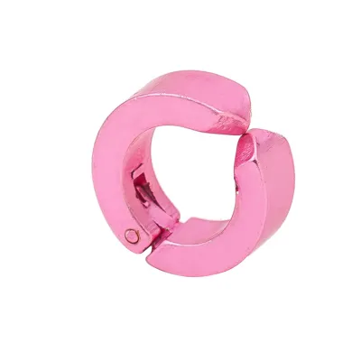 Women Fashion Simple Solid Color Titanium Steel Non-Fading Ear Clip Earrings