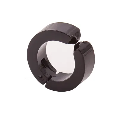 Women Fashion Simple Solid Color Titanium Steel Non-Fading Ear Clip Earrings