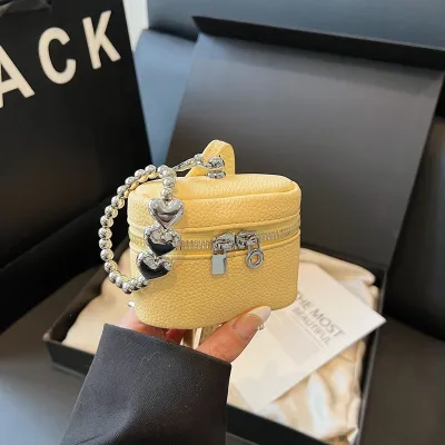 Women Fashion Casual Simple Solid Color Mini Box Crossbody Bag