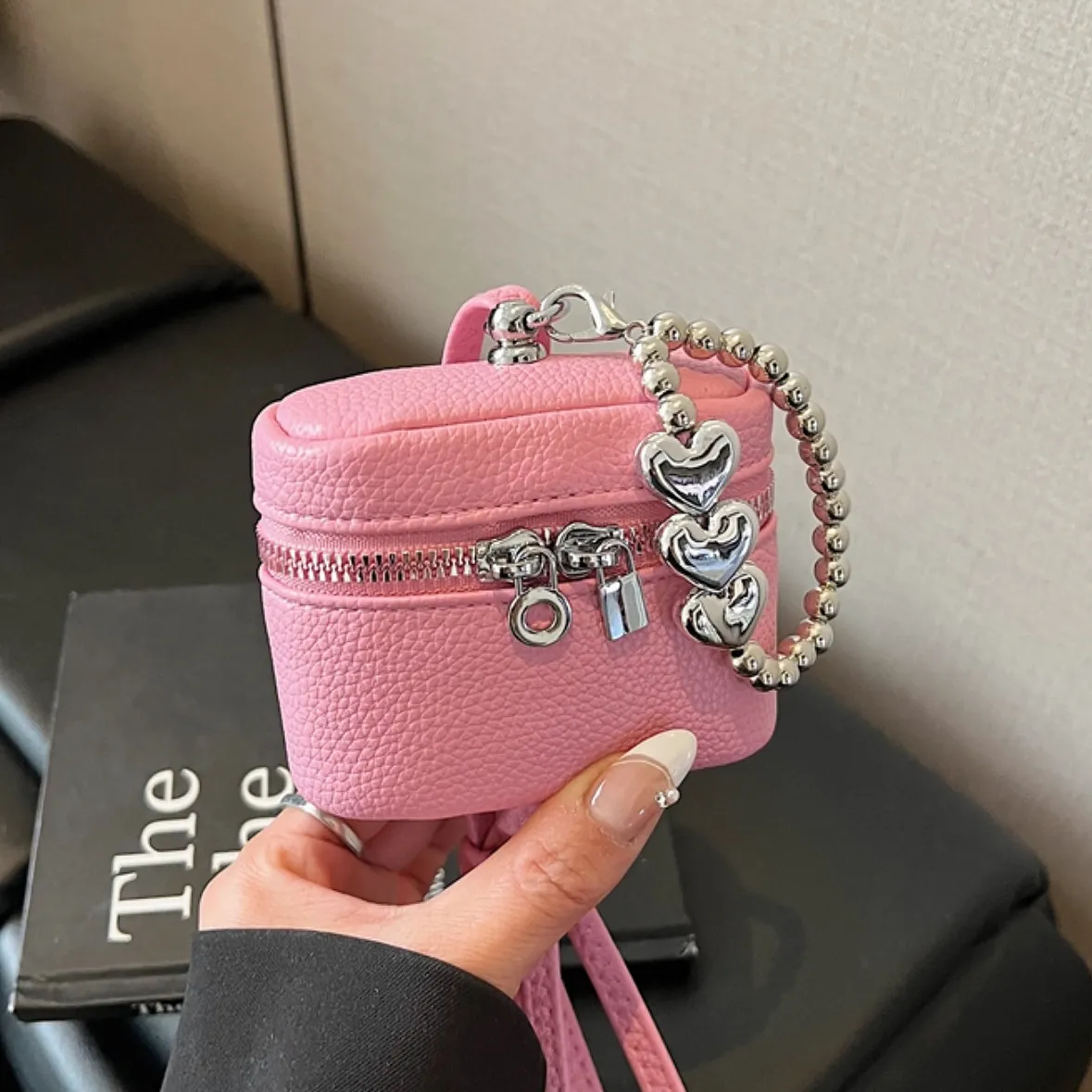Women Fashion Casual Simple Solid Color Mini Box Crossbody Bag