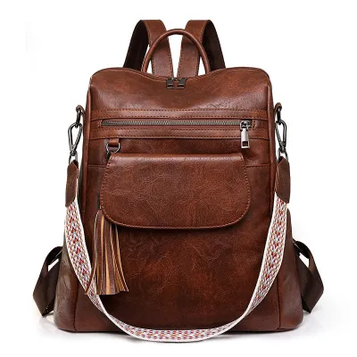 Women Fashion Casual Retro Large Capacity Backpack