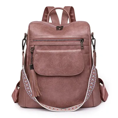 Women Fashion Casual Retro Large Capacity Backpack