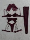 Burgundy [Shawl Stockings]]