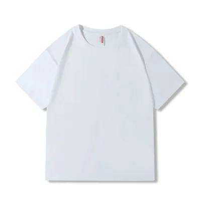 Fashion Casual Solid Color Cotton Short-Sleeve T-Shirt