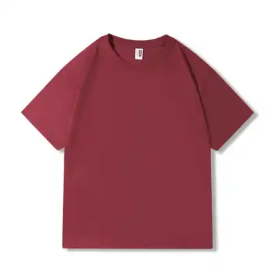 Fashion Casual Solid Color Cotton Short-Sleeve T-Shirt