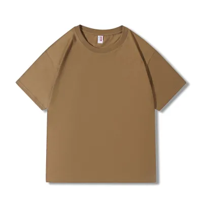 Fashion Casual Solid Color Cotton Short-Sleeve T-Shirt