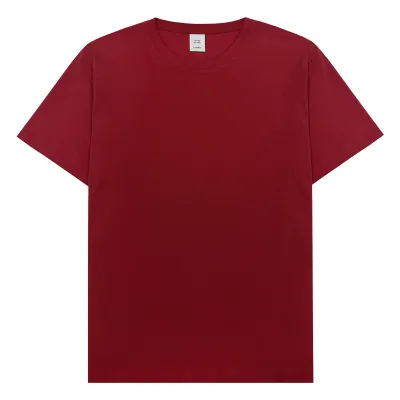 Fashion Casual Solid Color Cotton Short-Sleeve T-Shirt