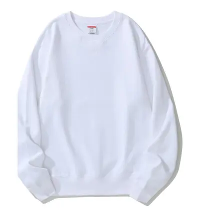 Fashion Casual Solid Color Cotton Thickened Round Neck Long Sleeve Sweatshirt