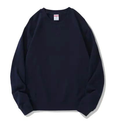 Fashion Casual Solid Color Cotton Thickened Round Neck Long Sleeve Sweatshirt