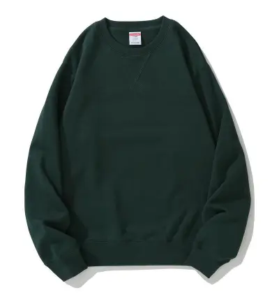Fashion Casual Solid Color Cotton Thickened Round Neck Long Sleeve Sweatshirt
