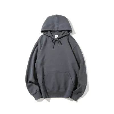 Fashion Casual Simple Solid Color Thin Double-Sided Long-Sleeve Hoodies