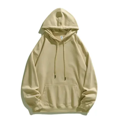 Fashion Casual Solid Color Cotton Loose Long-Sleeve Hoodies