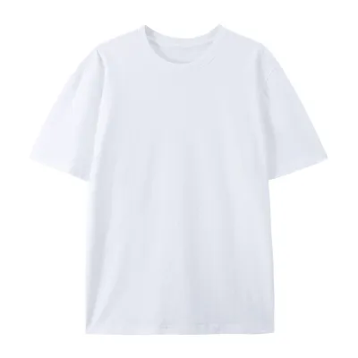Fashion Casual Solid Color Cotton Short-Sleeve T-Shirt