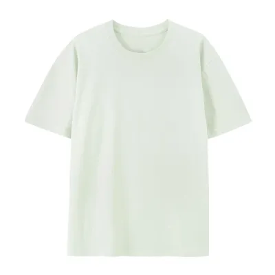 Fashion Casual Solid Color Cotton Short-Sleeve T-Shirt