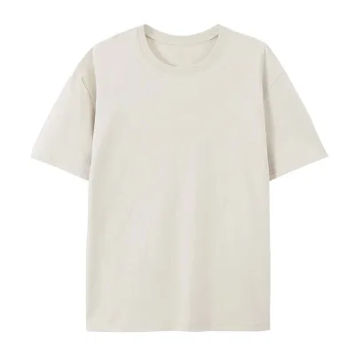 Fashion Casual Solid Color Cotton Short-Sleeve T-Shirt