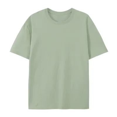 Fashion Casual Solid Color Cotton Short-Sleeve T-Shirt