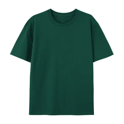 Fashion Casual Solid Color Cotton Short-Sleeve T-Shirt