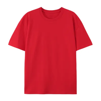 Fashion Casual Solid Color Cotton Short-Sleeve T-Shirt